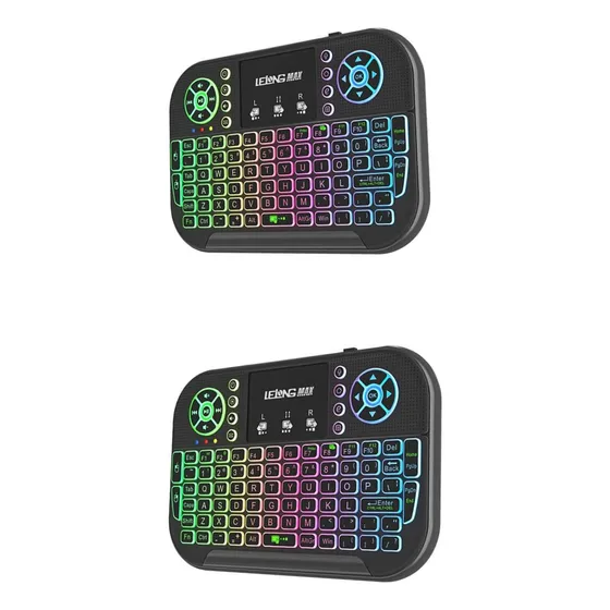 Kit2 Controle Bluetooth Tv Box Notebook Celular Recarregavel