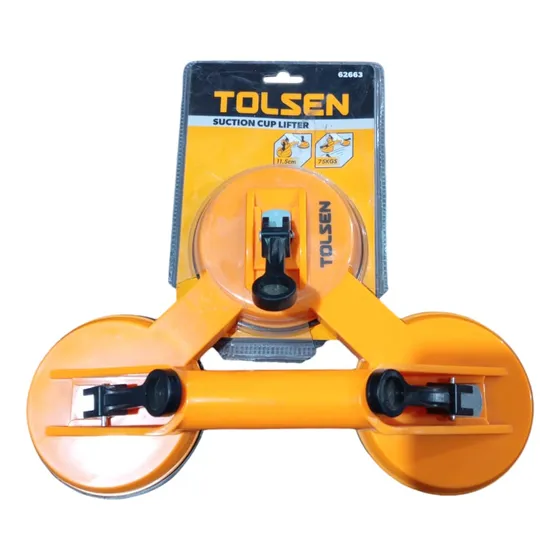 Sujetador De Vidrio Triple 75kg Tolsen