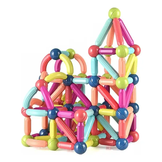 Juego De Bloques Magnéticos Para Juguetes De 108 Piezas, Ima