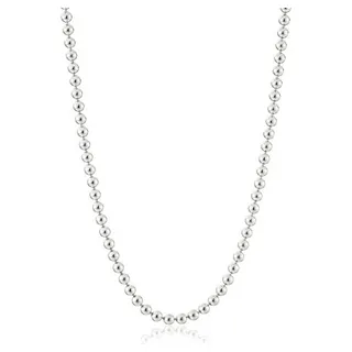 Collar Cadena Plata Ley 925 Bolas Redondas 1.5mm 16 18 20 Collar Cadena Plata Ley 925 Bolas Redondas 1.5mm 16 18 20