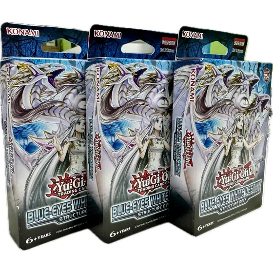 Structure Deck: Blue-eyes White Destiny X3 Yugioh Ing/esp