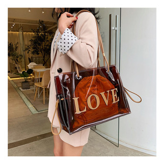 Bolsos De Hombro De Pvc Transparente Para Mujer De Moda Bolsos De Hombro De Pvc Transparente Para Mujer De Moda