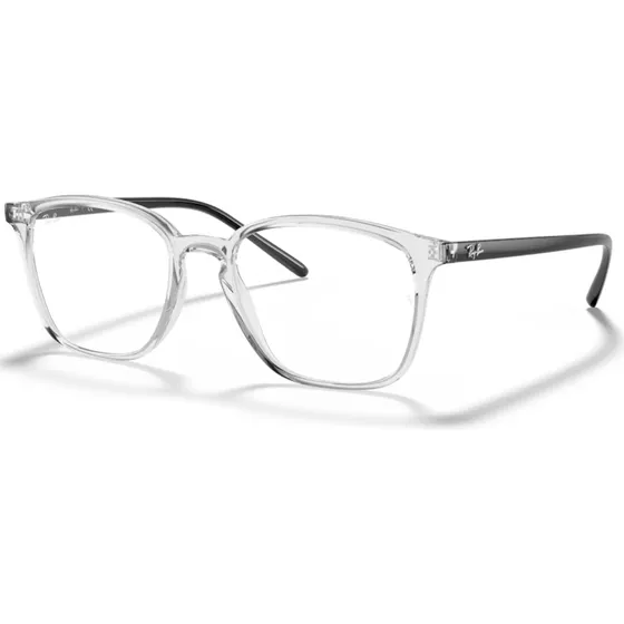 Anteojos Marco Armazón De Lectura Ray Ban Rb7185 Color 50mm | 5943 Transparente Con Patillas Negras