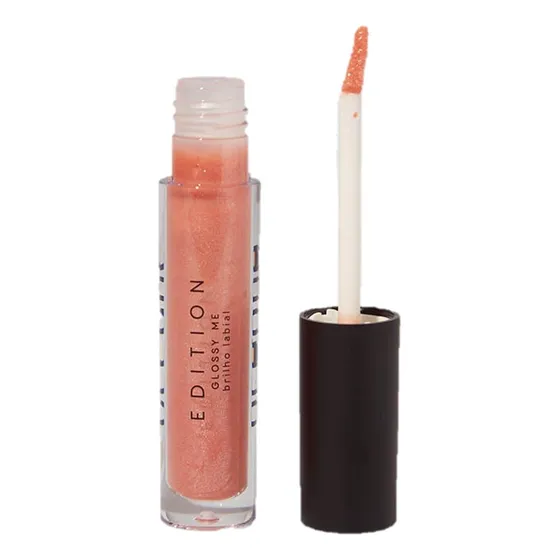 Brilho Labial Rosa Claro Glossy Me Natural Océane Edition 4g Acabamento Brilhante Cor Rosa-claro