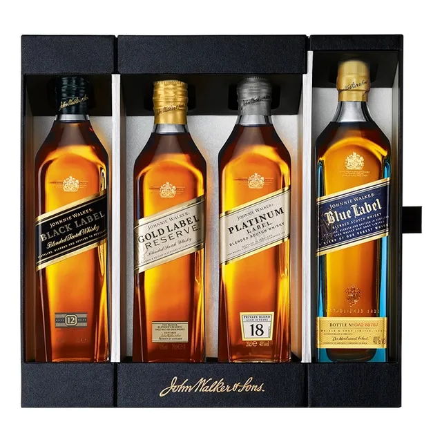 Kit Whisky Johnnie Walker Collection 4 X 200 Ml