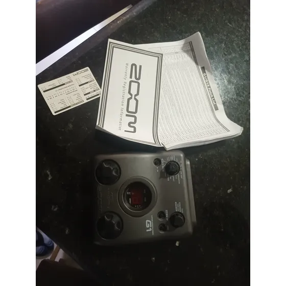 Pedaleira Zoom G1 De Guitarra
