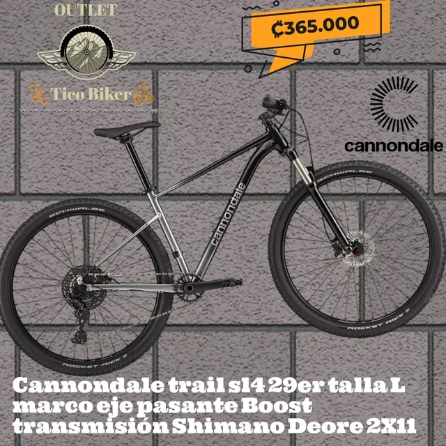 Bicicleta Mtb Cannondale Trail Sl4 29er