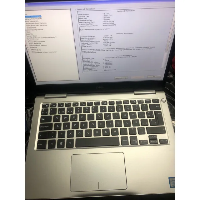 Inspiron 7380 16gbram - 256gb Ssd - Intel Core I7 Plata