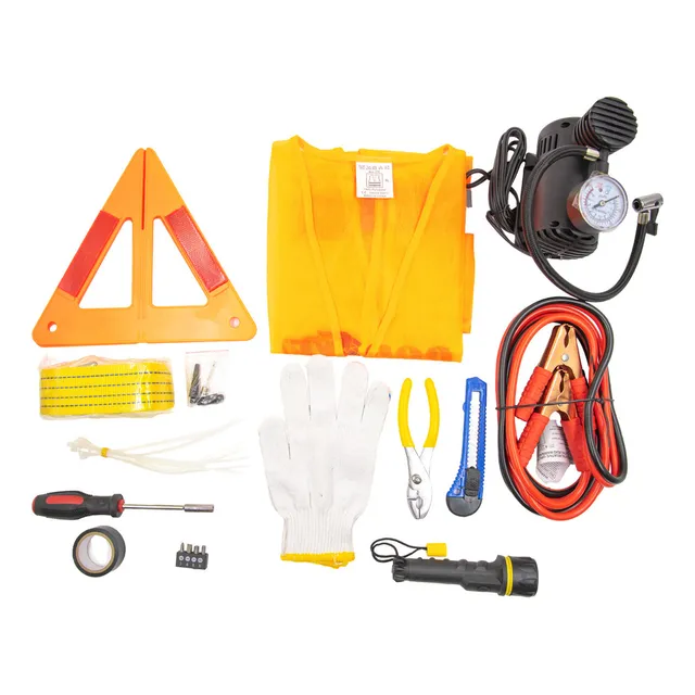 Kit De Emergencia Para Auto Carretera Set 27 Uni Goodyear