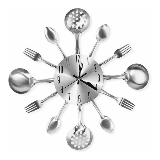 Cigera Reloj Pared Para Cubierto Cocina De14  Tenedor Hogar