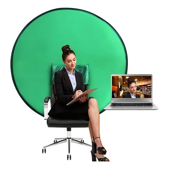 Tela Verde Chroma Key Portátil Fundo Infinito Vídeo Gravação