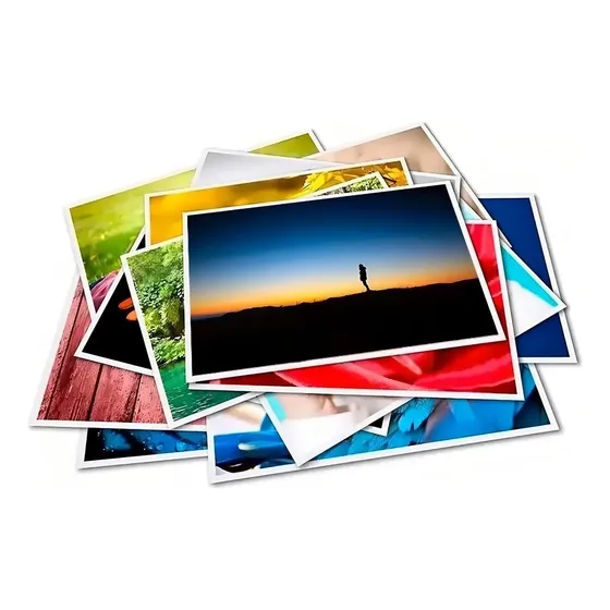 100 Hjs Papel Fotográfico Brillante De 10x15cm 230gr Blanco | Cuotas sin interés