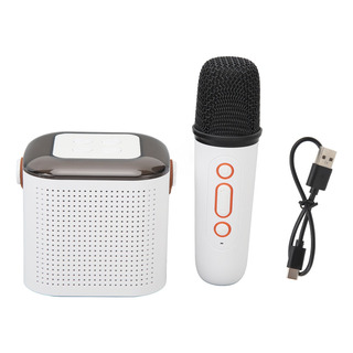 Altavoz Bluetooth Portátil Karaoke C/micrófonos Inalámbricos Altavoz Bluetooth Portátil Karaoke C/micrófonos Inalámbricos