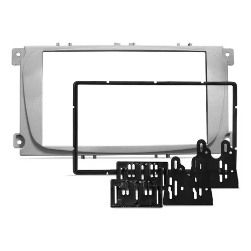 Marco con panel 2 DIN para Ford Focus 2011 2012 Fiamon, plateado