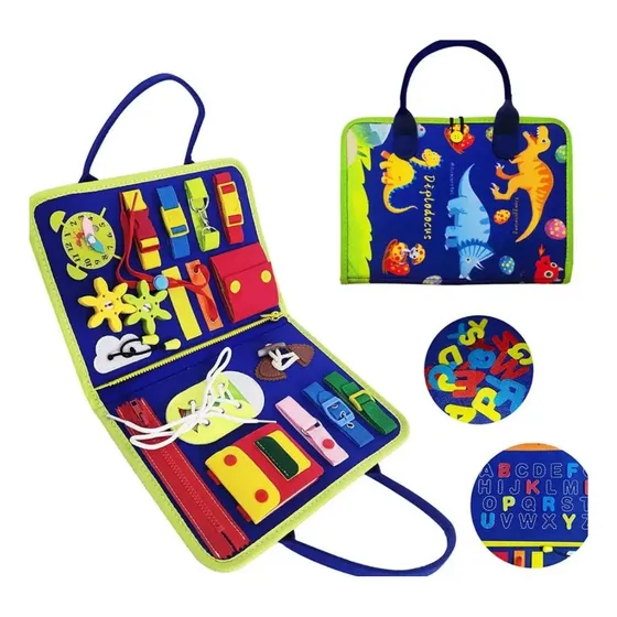 Valija Libro Montessori Infantil Niño Juguete Aprendizaje Una Ganga 240306