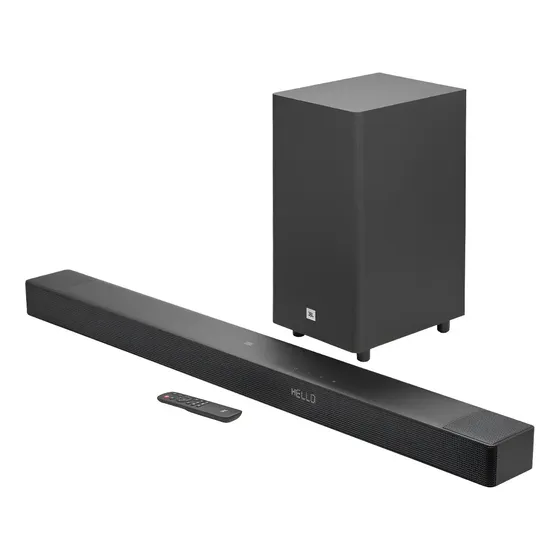 Soundbar JBL Cinema SB595 Bluetooth 220w 3.1.2 Canais - JBLSB595BLKBR