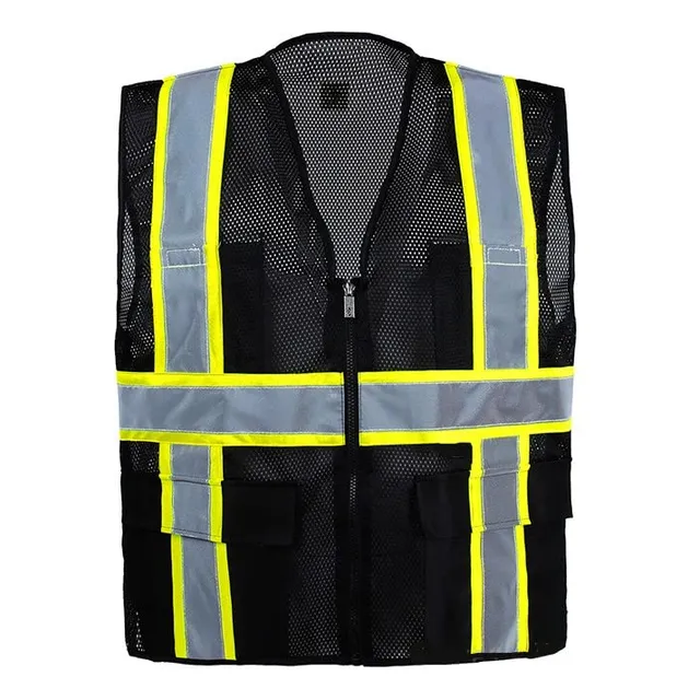 Depot Chaleco Malla Negro Profesional Mp40-bk Medio