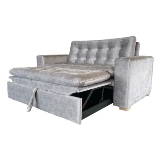 Sofá Cama Multifuncional Reclinable  Y Con Módulo Carrito