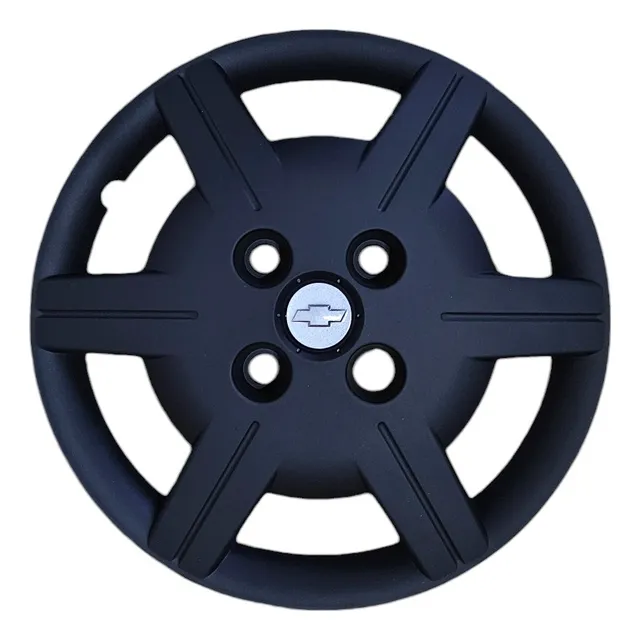 Juego 4 Tazas De Rueda Chevrolet Corsa Rodado 13 Negra