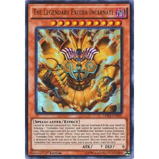 El Legendario Exodia Encarnado Ultra Raro Yugioh