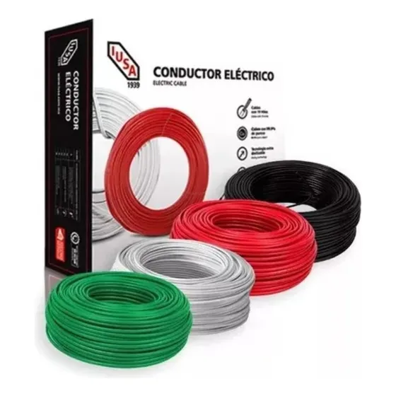 Cable Iusa Awg / Thw # 8 Rollo De 100 Metros