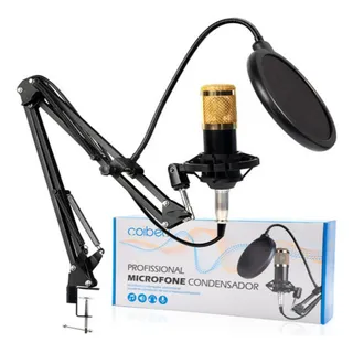 Kit Profissional Podcast Microfone Braço Articulado Kit Profissional Podcast Microfone Braço Articulado
