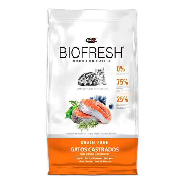 Ración Para Gato - Biofresh Gato Castrado 1,5kgs + Envío