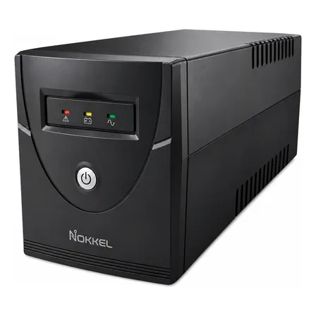 Nobreak Nokkel 1200va 120v - 6 Tomadas - 2 Baterias 12v 7ah Preto