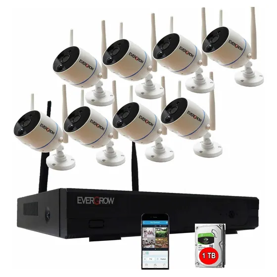 Audio 2 Via Largo Alcance Camara Modo Dual Seguridad Pir
