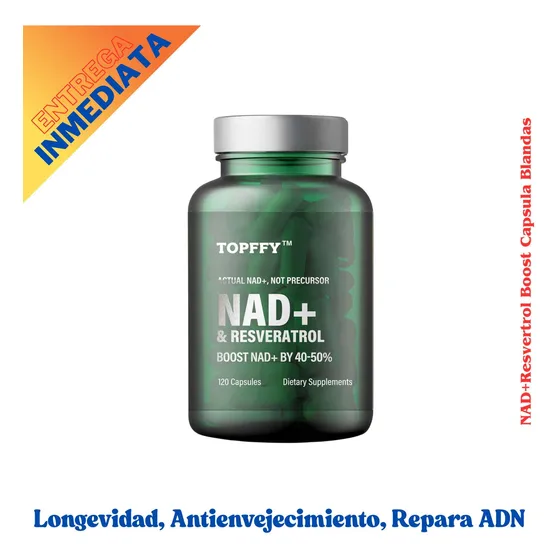 Suplemento Nad+1000mg Complejo Potente 120 Capsulas Blandas