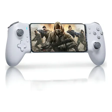 Gamepad EasySMX M15 USB-C para Android y iPhone, Control Inalámbrico Con Joysticks Hall, Vibración y Gatillos Mecánicos