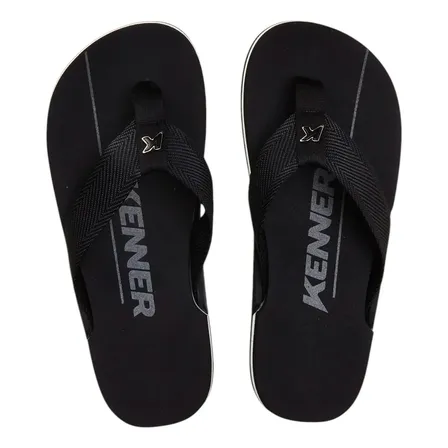 Sandália Masculino Nk6 Pro Adulto Kenner Preto Sem Desenho 41 Br