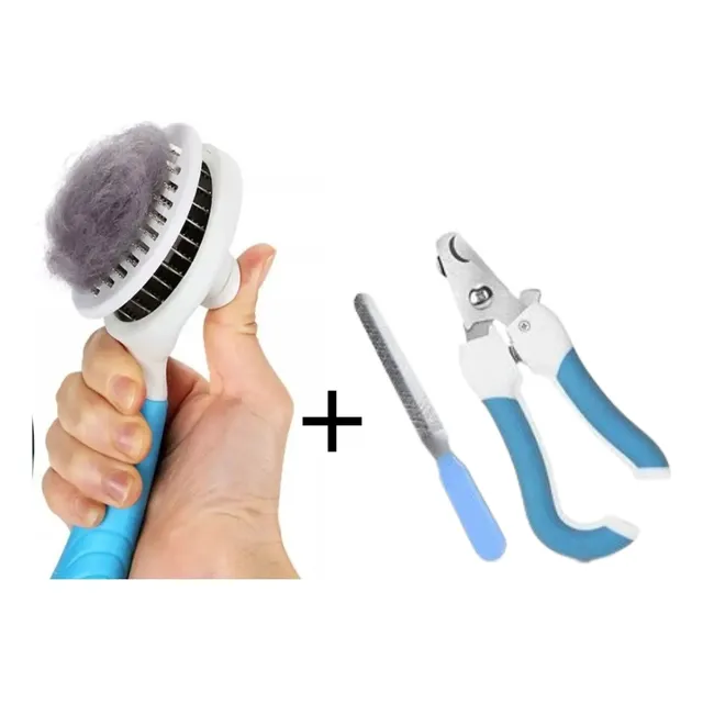 Cepillo Tatoopets Deshedding M Pelo Corto Mediano