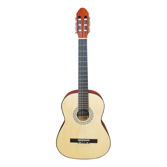 Guitarra Acústica Clásica Fiddler De 39'' Para Diestros Color Marrón