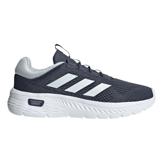 Tenis Cloudfoam Comfy Con Cordones Elásticos Ih6012 adidas