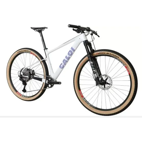 Bicicleta Caloi Carbon Racing Xt Quadro Xl 2024 Cor Branco