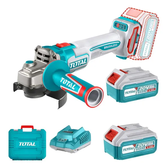 Amoladora Esmeril 4 1\u002F2 1000w Sin Carbones Total Tagli271532 Color Turquesa Frecuencia 50\u002F60Hz | Cuotas sin interés