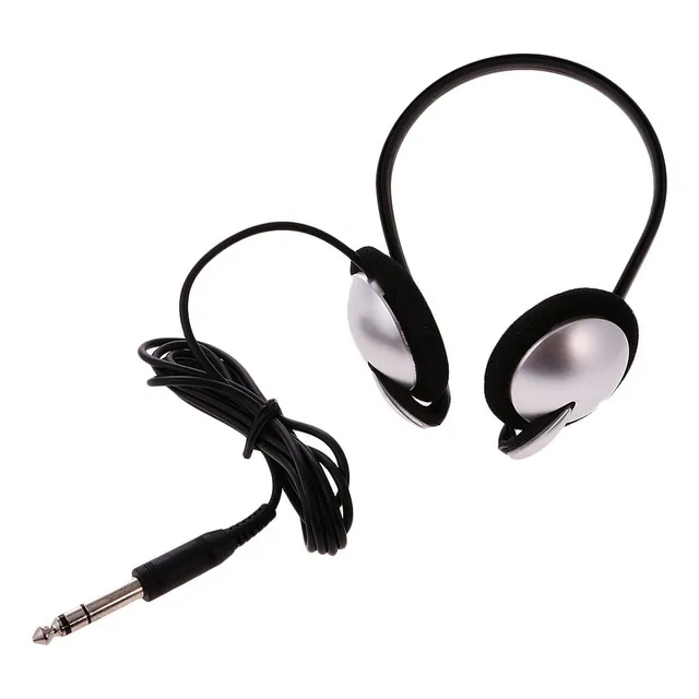 Negro + Plata Audífonos Con Cable De 1,5 M Para Piano