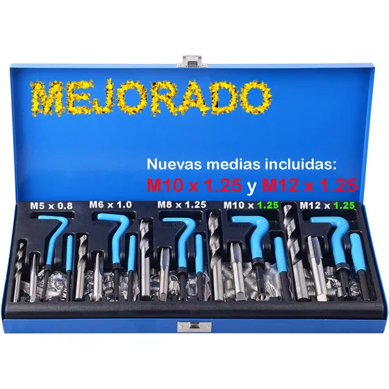 131pc Roscas Helicoil Kit De Reparación - Entrega Inmediata