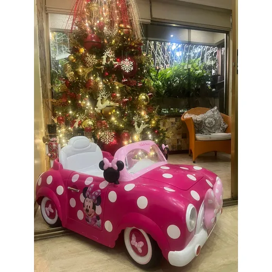 Carro Recargable Minnie 2 Niñas De 2 A 6 Años Excelente