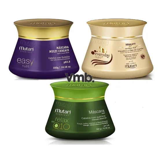 Kit Mutari Cronograma Capilar Multi Cereais Nutrit Sos Q10