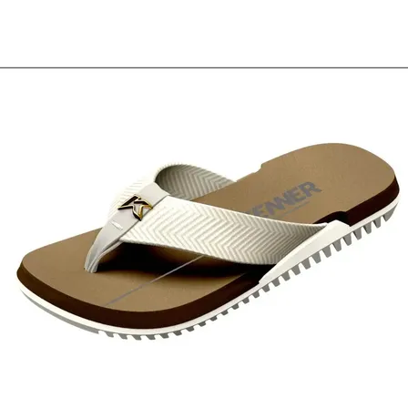 Sandália Kenner Nk6 Gold Baunilha/caqui Liso 36/37