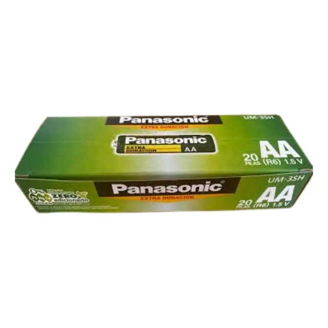Caja De Pilas Aa Panasonic 20 Unidades