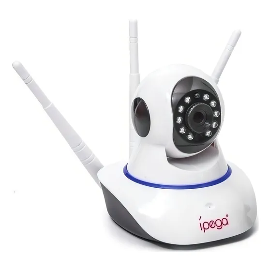 Câmera De Segurança Ipega KP-CA127 Com Resolução De 1MP Visão Noturna Incluída Branca APP CARECAM