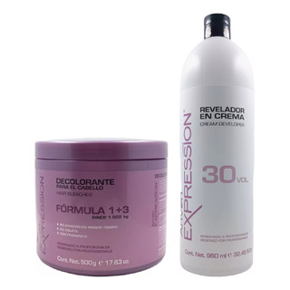 Kit Decolorante Anven Expression Profesional Volumen 30 Kit Decolorante Anven Expression Profesional Volumen 30