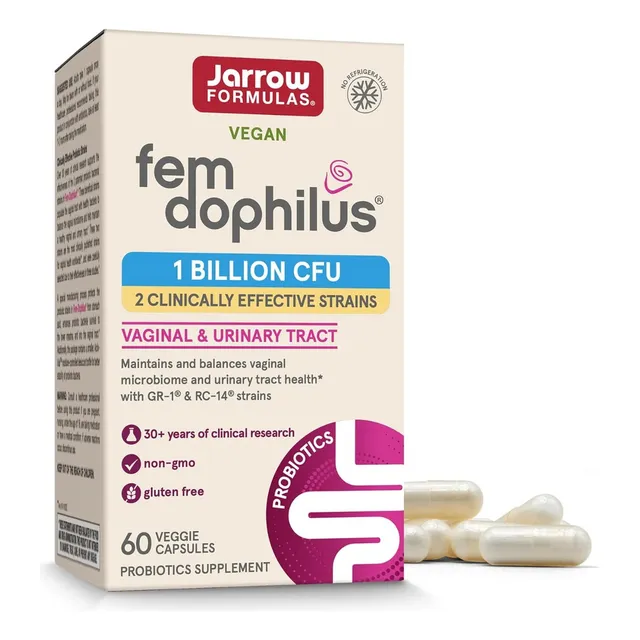 Fem-dophilus 1 Billion Cfu Jarrow Formulas 60 Cápsulas