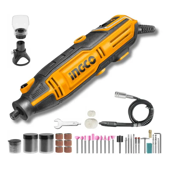 Mini Torno 200w + 149 Accesorios Ingco Mg2008
