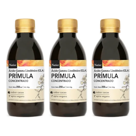 Natier X3 Suplemento Aceite Natural De Prímula Vegano 250ml