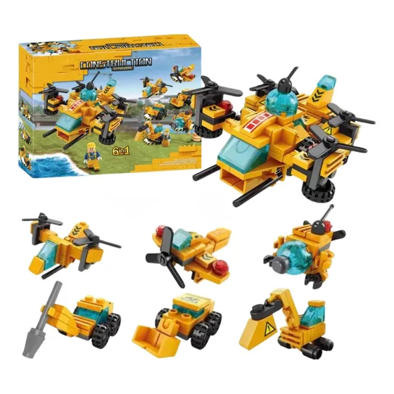 Bloques De Construcción Set 6 En 1 Juguete Para Niño