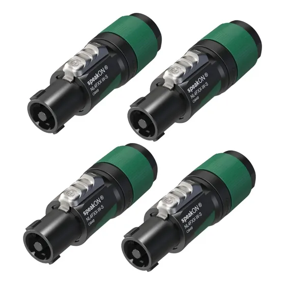 Neutrik Nl4fxx-w-s Ficha Conector Speakon 6-12mm X 4